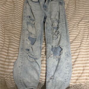 American Eagle Outfitters Light Blue Boyfriend Jeans